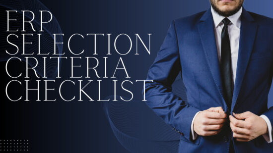 ERP Selection Criteria Checklist